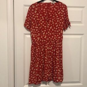 Floral Madewell dress with short sleeves